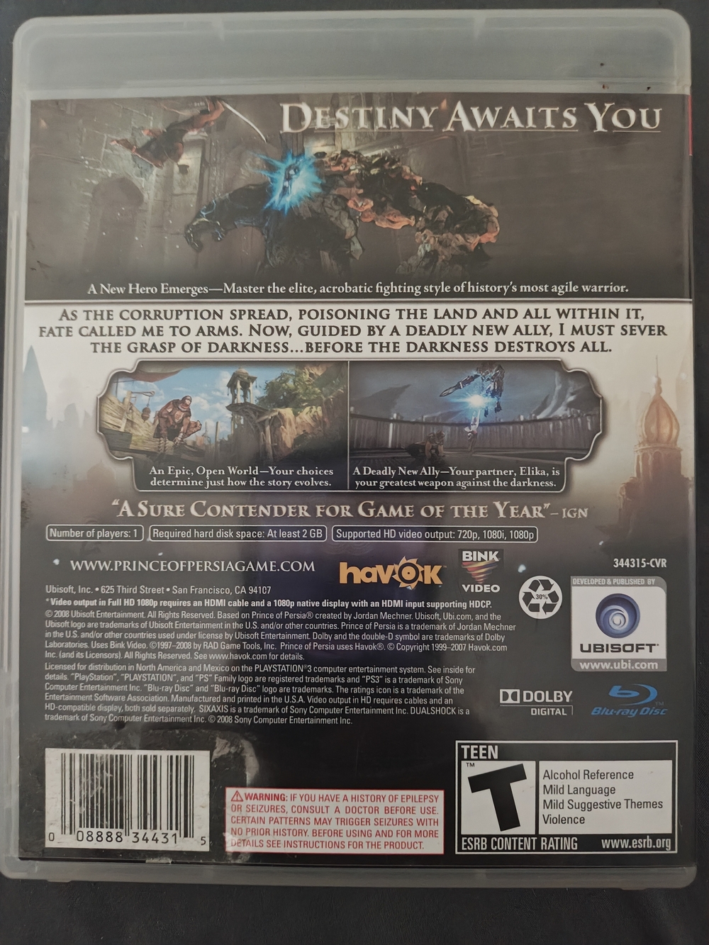 Prince of Persia for PlayStation 3 - Picture 2 of 4